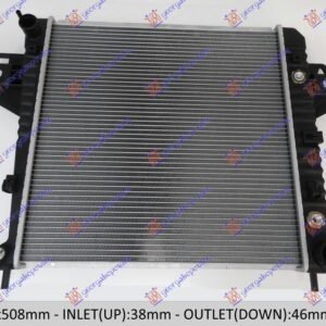 HLADNJAK MOTORA 3.7 V6 BENZIN (AUTO) (+/-AC) (50.5x50.8) - JEEP CHEROKEE 2002-2008 (KJ)