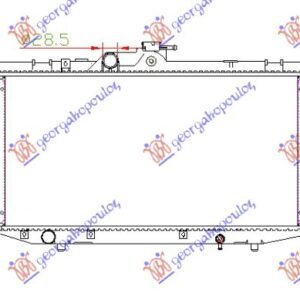 HLADNJAK MOTORA 1.0/1.3 (325x559x16) - TOYOTA STARLET 1990-1995 (EP 80)