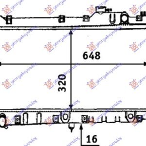 HLADNJAK MOTORA 1.6/1.8i 16V (32.5x64.8) - MAZDA MIATA MX5 1990-1999 (NA)