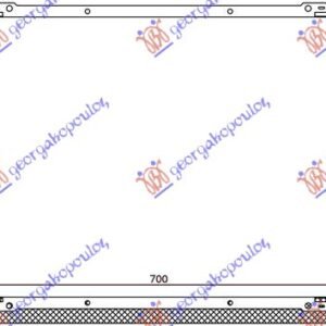 HLADNJAK MOTORA 2.0 BENZIN (MAN/AUTO) (700x460x26) -04 - MAZDA TRIBUTE 2002-2008 (EP)