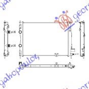 HLADNJAK MOTORA 1.5 DCi (59x45.6x34) - NISSAN QASHQAI 2007-2010 (J10/NJ10)