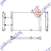 HLADNJAK MOTORA 2.0 DCi (63x44.5x34) (KOYO) - NISSAN QASHQAI 2007-2010 (J10/NJ10)