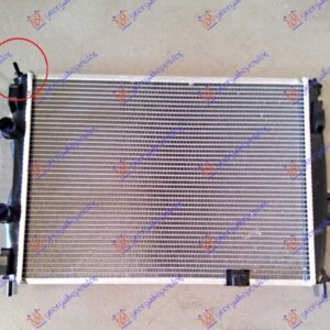HLADNJAK MOTORA 1.6/2.0 BENZIN (590x450x26) (ODUSAK LEVO) (NISSENS) - NISSAN QASHQAI 2007-2010 (J10/NJ10)