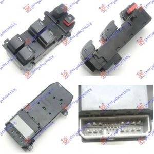 PREKIDAC U PREDNJIM VRATIMA (4 TASTERA) (22 PIN) - HONDA CR-V 2007-2010 (RE)