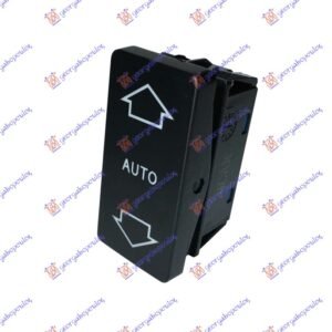PREKIDAC U PREDNJIM VRATIMA (1 TASTER) (AUTO) (6 PIN) - PEUGEOT 106 1992-1995 (1A/1C/1S)