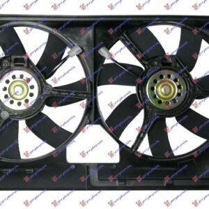 VENTILATOR (DUPLI) KOMPLET (BENZIN/DIZEL) - PEUGEOT 306 1993-1996 (7B/N3/N5N/7)
