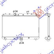 HLADNJAK MOTORA 1.9 JTD-DDiS (375x650) (KOYO) - SUZUKI SX4 2007-2013 (GY/RW)