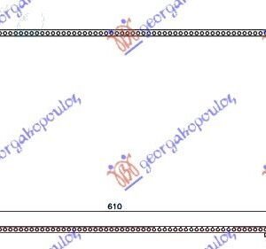 HLADNJAK MOTORA ZA SVE MODELE (+/-AC) (61x28) - PEUGEOT 205 1983-1992 (741A/741C/741B/20D)