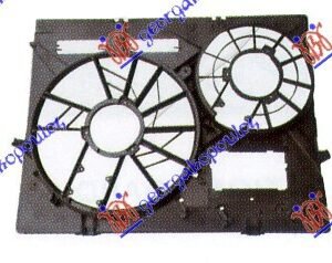 NOSAC DUPLOG VENTILATORA (BENZIN/DIZEL) - VW TOUAREG 2003-2010 (7LA/7L6/7L7)