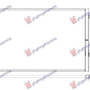 HLADNJAK MOTORA 3.0 TFSi BENZIN (615x430x16) - AUDI A6 2008-2010 (4FH/4F2/4F5)