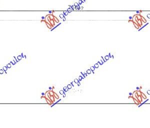 HLADNJAK INTERKULERA 3.0 DCI DIZEL (625x205x50) 04- - RENAULT MASTER/MASCOTT 1998-2009 (FH/UH/HH)