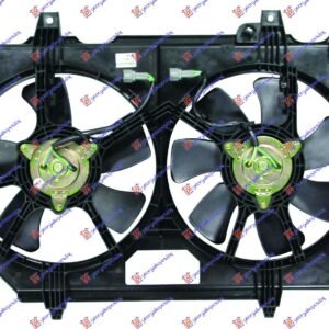 VENTILATOR (DUPLI) KOMPLET (BENZIN) -07 - NISSAN X-TRAIL 2001-2014 (T30)