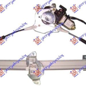 PODIZAC PREDNJEG PROZORA ELEKTRICNI -2007 (2 PIN) - NISSAN X-TRAIL 2001-2014 (T30)