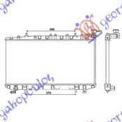 HLADNJAK MOTORA 1.4/1.6/2.0 (64.9x32) (28/28) - NISSAN SUNNY SDN-H/B 1992-1995 (N14)