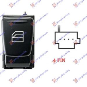 PREKIDAC U VRATIMA (4 PIN) - SMART FORTWO 2007-2012 (451)