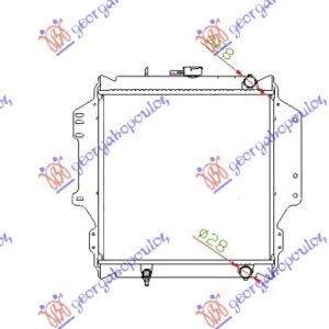 HLADNJAK MOTORA 1.3 (36x39) - SUZUKI JEEP 1984-1990 (SJ413)