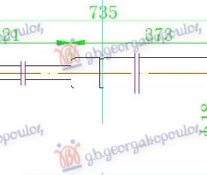 AMORTIZER HAUBE (733L-300N) - VW EOS 2006-2011 (1F7/1F8)
