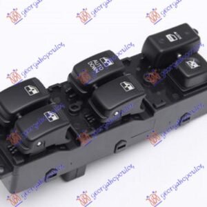 PREKIDAC U PREDNJIM VRATIMA (4 TASTERA) (14 PIN) - KIA RIO 2005-2011 (JB)