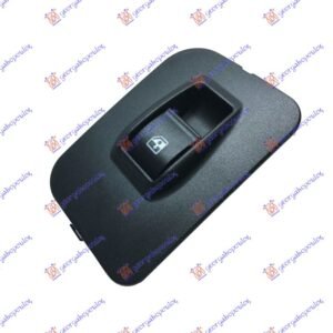 PREKIDAC U PREDNJIM VRATIMA SA OKVIROM (4 PIN) - FIAT FIORINO/QUBO 2008-2016 (225)