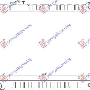 HLADNJAK MOTORA 2.6 BENZIN (40x64.5x30) - MAZDA P/U 2/4WD 1986-1994