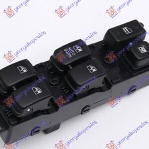 PREKIDAC U PREDNJIM VRATIMA (4 TASTERA) (14 PIN) - KIA RIO 2002-2005 (DC)