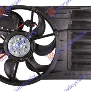 VENTILATOR KOMPLET (1.6/2.0i 16V) - MAZDA 3 SDN-H/B  2008-2013 (BL/BK)