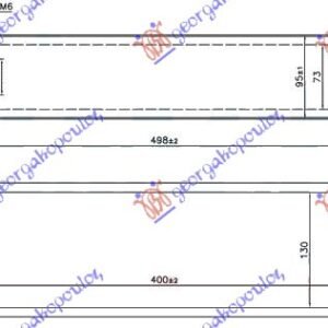 HLADNJAK INTERKULERA 2.0 TDi (40x12.7x76) 00-02 - FORD TRANSIT 2000-2006 (FA/FB/FZ/FC)