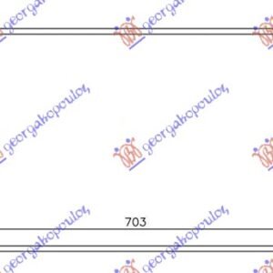 HLADNJAK MOTORA 1.8i 16V TDCI (+AC) (70.3x38.9) - FORD TRANSIT CONNECT 2003-2010 (P64/P70/P80)
