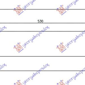 HLADNJAK INTERKULERA 1.4 TB BENZIN (530x100x64) - ALFA ROMEO GIULIETTA 2010-2020 (940)