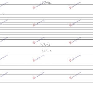HLADNJAK INTERKULERA 1.8 TBI BENZIN (630x110) - ALFA ROMEO GIULIETTA 2010-2020 (940)
