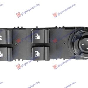 PREKIDAC U PREDNJIM VRATIMA (4 TASTERA) (24 PIN) - ALFA ROMEO GIULIETTA 2010-2020 (940)