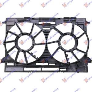 NOSAC DUPLOG VENTILATORA (BENZIN/DIZEL) - AUDI A4 2015-2018 (8W2/8WC/8W5/8WD)