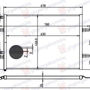 HLADNJAK MOTORA DODATNI 4.0 BENZIN (S) (652x458) - AUDI A8 2013-2017 (4H2/4H8/4HC/4HL)