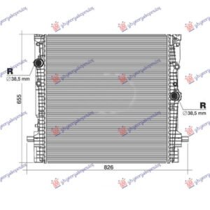 HLADNJAK MOTORA 3.0 HIBRID-BENZIN (625x619x32) - BMW X5 2018-2023 (G05)