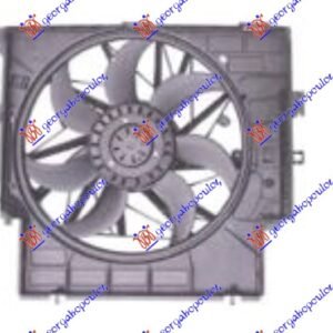 VENTILATOR KOMPLET (1.6/2.0 BENZIN - 2.0 DIZEL) (495mm) (400W) (3 PIN) - BMW X3 2011-2014 (F25)