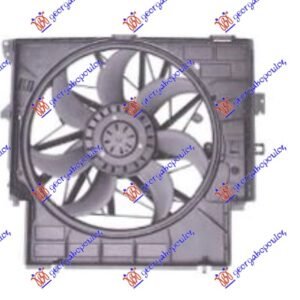 VENTILATOR KOMPLET (3.0 BENZIN) (495mm) (600W) (3 PIN) - BMW X3 2011-2014 (F25)