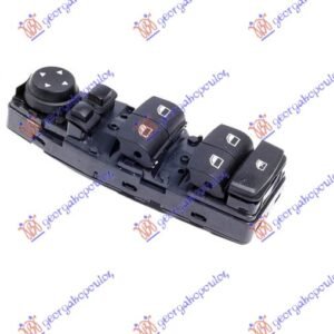 PREKIDAC U PREDNJIM VRATIMA (4 TASTERA) (ELEKTRO-SKLOPIV) (6 PIN) - BMW X3 2011-2014 (F25)