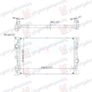 HLADNJAK MOTORA 2.0 BENZIN (MAN/AUTO) (615x414) - BMW X3 2017-2021 (G01)
