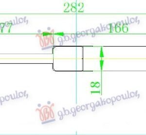 AMORTIZER HAUBE (282L-610N) - BMW SERIES 3 SDN/S.W. 2012-2014 (F30/F31)