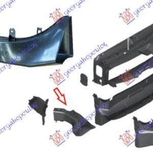 USMERIVAC VAZDUHA UNUTRASNJI PREDNJI PLASTICNI (ZA KOCNICU) (M-PACK) - BMW SERIES 3 GT 2012-2020 (F34)