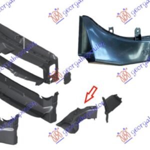 USMERIVAC VAZDUHA UNUTRASNJI PREDNJI PLASTICNI (ZA KOCNICU) (M-PACK) - BMW SERIES 3 GT 2012-2020 (F34)