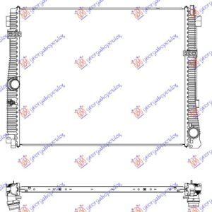 HLADNJAK MOTORA 2.0 BENZIN (615x502x22) - BMW SERIES 3 SDN/S.W. 2018-2022 (G20/G21)