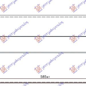 HLADNJAK INTERKULERA SVI DIZEL - 2.0 (220i) BENZIN (585x150x95) - BMW SERIES 2 ACTIVE/GRAN TOURER 2014-2017 (F45/F46