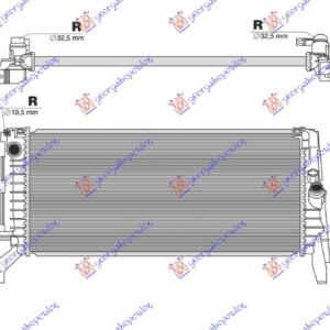 HLADNJAK MOTORA 1.5/2.0 DIZEL (MANUELNI) (680x299) - BMW SERIES 2 ACTIVE/GRAN TOURER 2014-2017 (F45/F46