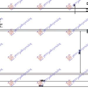 HLADNJAK MOTORA ZA SVE MODELE DIZEL (AUTO) (680x320x26) - BMW SERIES 2 ACTIVE/GRAN TOURER 2014-2017 (F45/F46