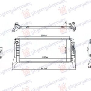 HLADNJAK MOTORA 2.0 DIZEL (MAN/AUTO) (690x298) - BMW SERIES 2 ACTIVE/GRAN TOURER 2014-2017 (F45/F46