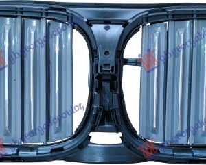 NOSAC PVC MASKE GORNJI CRNI/SIVI (HROM LAJNSE) (SA MOTOROM) (SA NIGHT VISION) - BMW SERIES 7 2015-2019 (G11/G12)