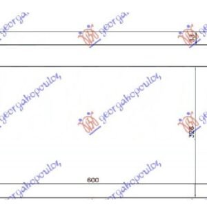HLADNJAK MOTORA ZA SVE MODELE DIZEL (& GT/F07) (600x310x32) (MAHLE PREMIUM LINE) - BMW SERIES 5 2010-2013 (F10/F11)