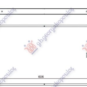 HLADNJAK MOTORA 2.0 BENZIN (MAN/AUTO) (+/-AC) (600x340) - BMW SERIES 5 2010-2013 (F10/F11)