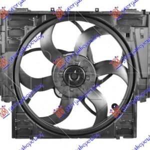 VENTILATOR KOMPLET (2.0 BENZIN) (485mm) (600W) (3 PIN) - BMW SERIES 5 2010-2013 (F10/F11)